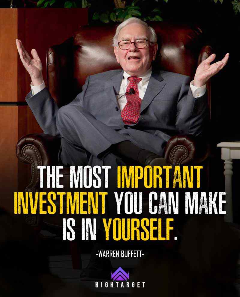 The most important investment you can make is in yourself