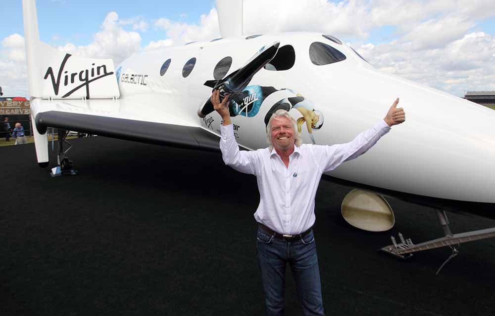 Richard Branson private jet