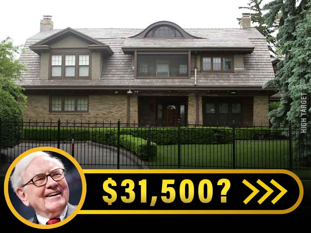 does the Warren Buffett house cost dollar 31,5000?