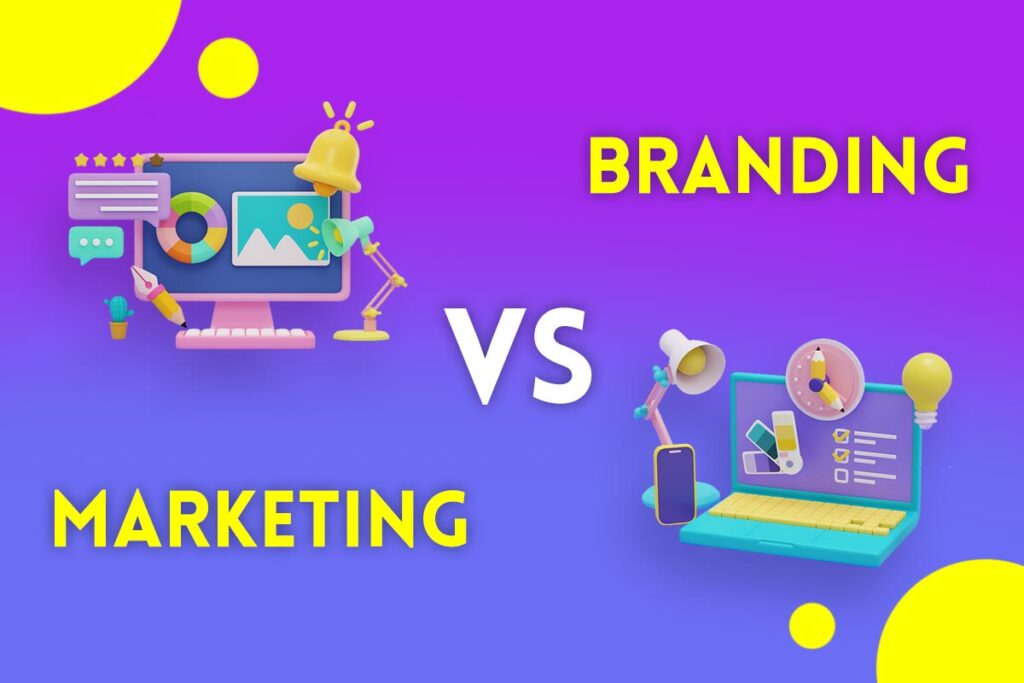 difference between branding and marketing