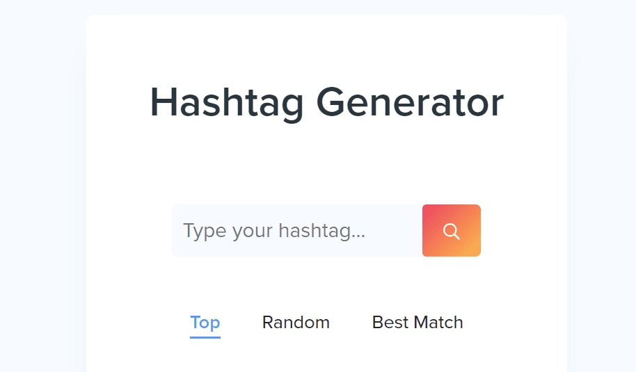 Kicksta hashtag generator for marketing